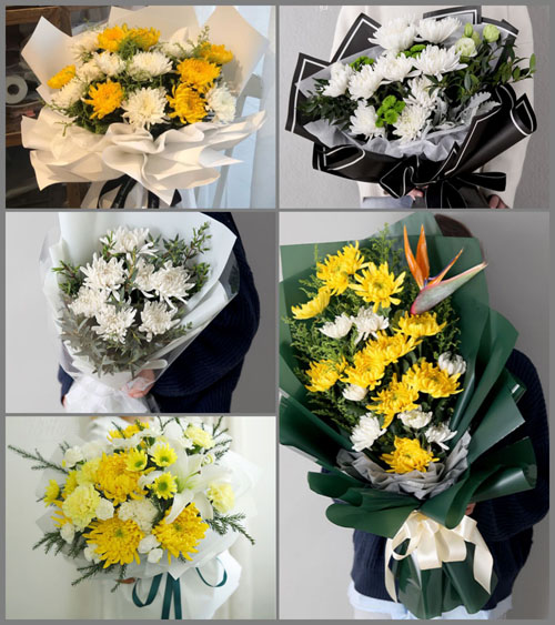 广东潮州市潮安区登塘镇白水村白事花束代送